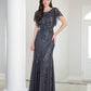 ADRIANNA PAPELL PLATINUM BRIDESMAID DRESSES: ADRIANNA PAPELL 40452