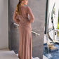 ADRIANNA PAPELL PLATINUM BRIDESMAID DRESSES: ADRIANNA PAPELL 40453