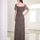 ADRIANNA PAPELL PLATINUM BRIDESMAID DRESSES: ADRIANNA PAPELL 40457