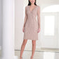 ADRIANNA PAPELL PLATINUM BRIDESMAID DRESSES: ADRIANNA PAPELL 40459