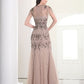 ADRIANNA PAPELL PLATINUM BRIDESMAID DRESSES: ADRIANNA PAPELL 40463