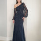 ADRIANNA PAPELL PLATINUM BRIDESMAID DRESSES: ADRIANNA PAPELL 40464