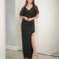 ADRIANNA PAPELL PLATINUM BRIDESMAID DRESSES: ADRIANNA PAPELL 40465