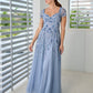 ADRIANNA PAPELL PLATINUM BRIDESMAID DRESSES: ADRIANNA PAPELL 40468