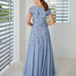 ADRIANNA PAPELL PLATINUM BRIDESMAID DRESSES: ADRIANNA PAPELL 40468