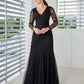 ADRIANNA PAPELL PLATINUM BRIDESMAID DRESSES: ADRIANNA PAPELL 40469