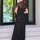 ADRIANNA PAPELL PLATINUM BRIDESMAID DRESSES: ADRIANNA PAPELL 40474