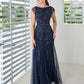 ADRIANNA PAPELL PLATINUM BRIDESMAID DRESSES: ADRIANNA PAPELL 40477