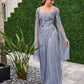 ADRIANNA PAPELL PLATINUM BRIDESMAID DRESSES: ADRIANNA PAPELL 40480
