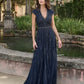 ADRIANNA PAPELL PLATINUM BRIDESMAID DRESSES: ADRIANNA PAPELL 40487