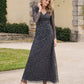 ADRIANNA PAPELL PLATINUM BRIDESMAID DRESSES: ADRIANNA PAPELL 40488
