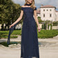 ADRIANNA PAPELL PLATINUM BRIDESMAID DRESSES: ADRIANNA PAPELL 40490