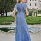 ADRIANNA PAPELL PLATINUM BRIDESMAID DRESSES: ADRIANNA PAPELL 40492