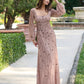 ADRIANNA PAPELL PLATINUM BRIDESMAID DRESSES: ADRIANNA PAPELL 40493