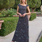 ADRIANNA PAPELL PLATINUM BRIDESMAID DRESSES: ADRIANNA PAPELL 40494
