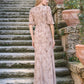 ADRIANNA PAPELL PLATINUM BRIDESMAID DRESSES: ADRIANNA PAPELL 40497