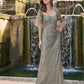 ADRIANNA PAPELL PLATINUM BRIDESMAID DRESSES: ADRIANNA PAPELL 40499