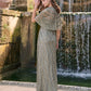 ADRIANNA PAPELL PLATINUM BRIDESMAID DRESSES: ADRIANNA PAPELL 40499