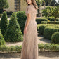 ADRIANNA PAPELL PLATINUM BRIDESMAID DRESSES: ADRIANNA PAPELL 40500