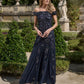 ADRIANNA PAPELL PLATINUM BRIDESMAID DRESSES: ADRIANNA PAPELL 40501