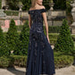 ADRIANNA PAPELL PLATINUM BRIDESMAID DRESSES: ADRIANNA PAPELL 40501