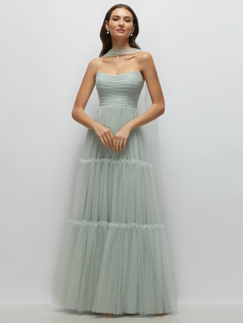 Dessy Bridesmaids: Dessy 3155