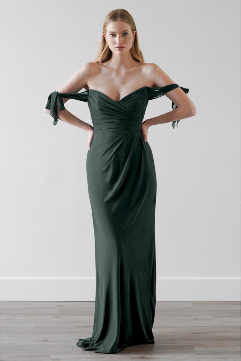 teal knee length bridesmaid dresses Eliza Flattering Sleeveless Knee Length Chiffon Bridesmaid Dresses, Mint Green main image 0