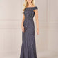 ADRIANNA PAPELL PLATINUM BRIDESMAID DRESSES: ADRIANNA PAPELL 40435