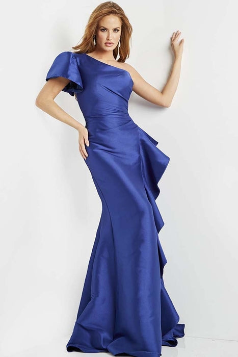 dark teal bridesmaid dresses long Jovani -22811 Iridescent Sequin Low V-Neck Prom Dress