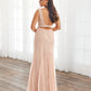 ADRIANNA PAPELL PLATINUM BRIDESMAID DRESSES: ADRIANNA PAPELL 40392