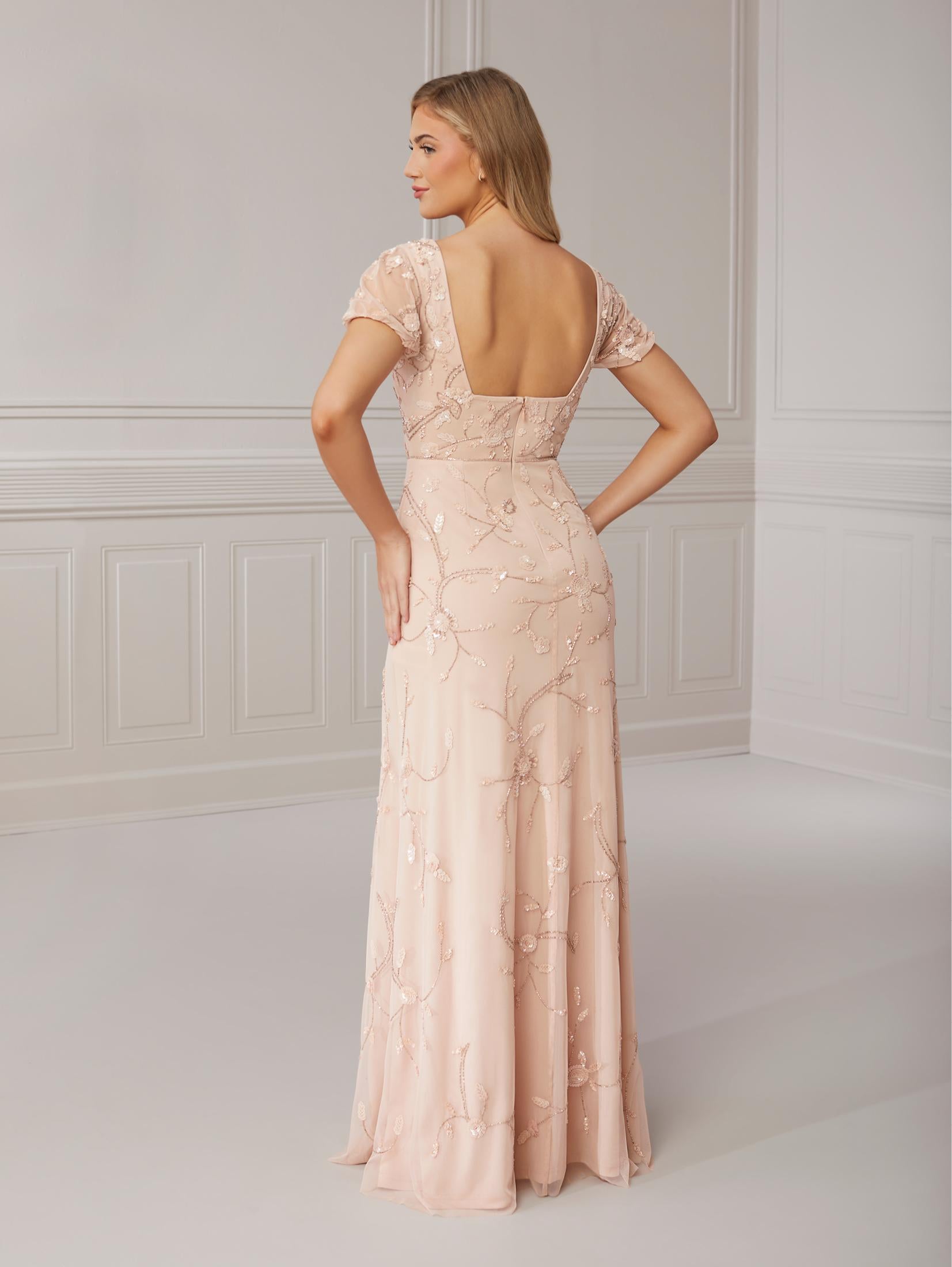 ADRIANNA PAPELL PLATINUM BRIDESMAID DRESSES: ADRIANNA PAPELL 40423 – Here Comes The Bridesmaid