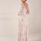 ADRIANNA PAPELL PLATINUM BRIDESMAID DRESSES: ADRIANNA PAPELL 40440